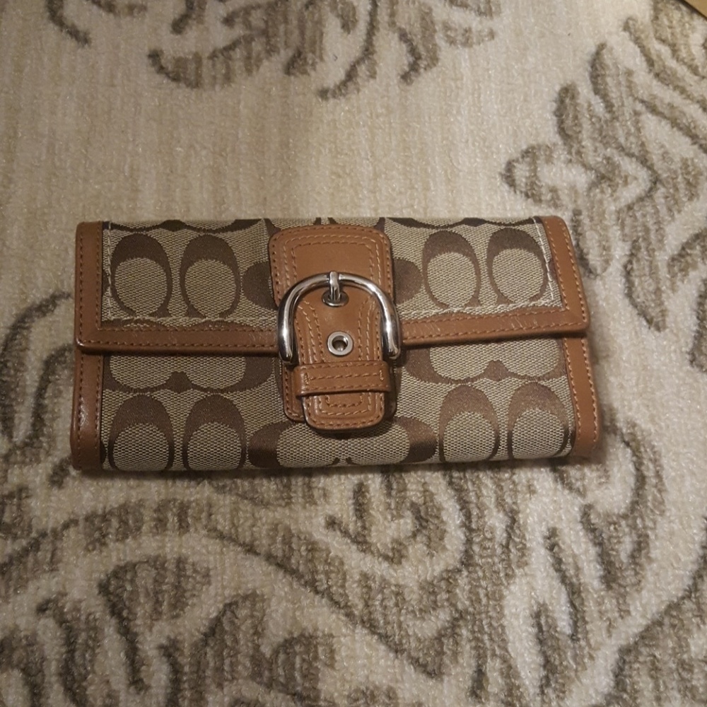Authentic coach wallet